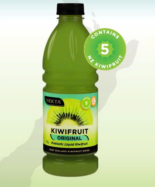 Nước trái cây Kiwi vị nguyên bản nhãn hiệu Nekta 1 lít